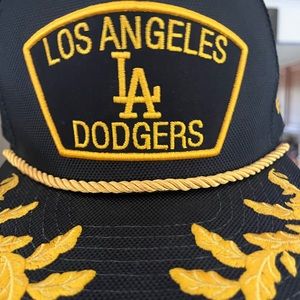 LA Dodgers snapback hat old school.